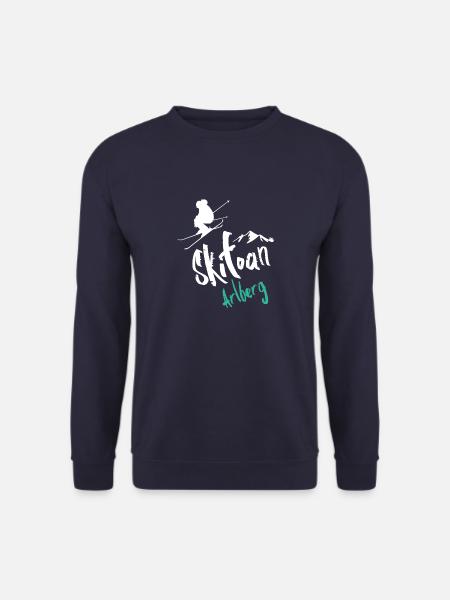 Skifahren Arlberg - Unisex Pullover - Navy