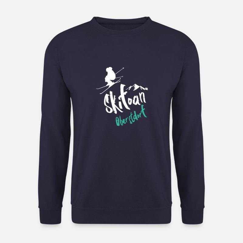Skifahren Oberstdorf - Unisex Pullover - Navy