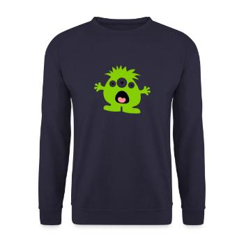 Monster - Unisex Pullover - Navy - Vorne - Alina (178cm) & Michal (187cm)