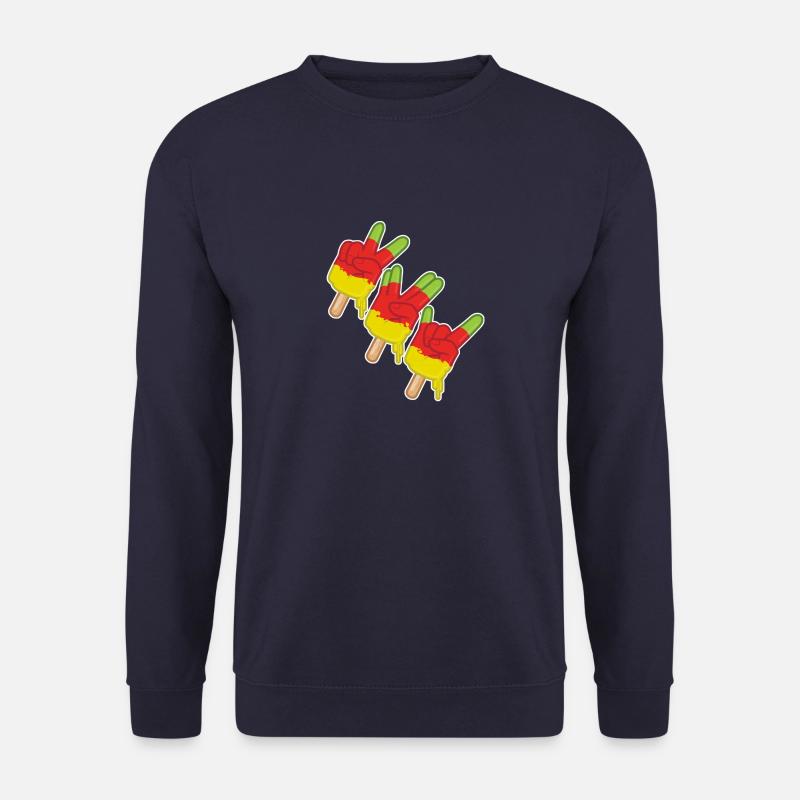 3_fingers - Unisex Sweatshirt - navy