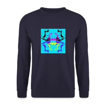 Funky Cool Powerful - Sweat-shirt Unisexe - marine - Devant - Alina (178cm) & Michal (187cm)
