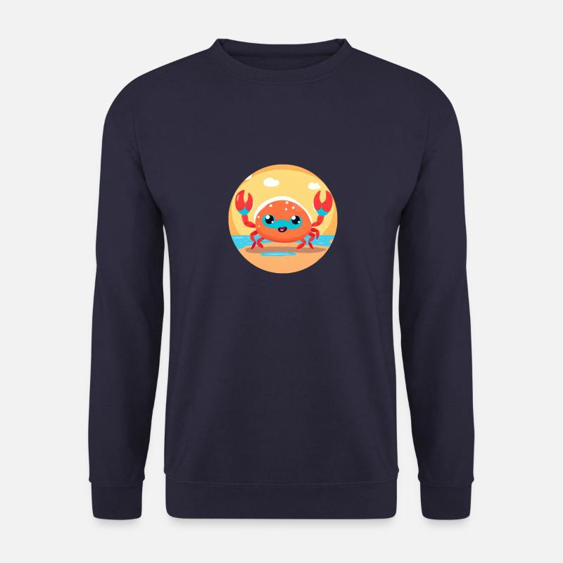 Beach Crab Fun - Unisex Sweatshirt - navy