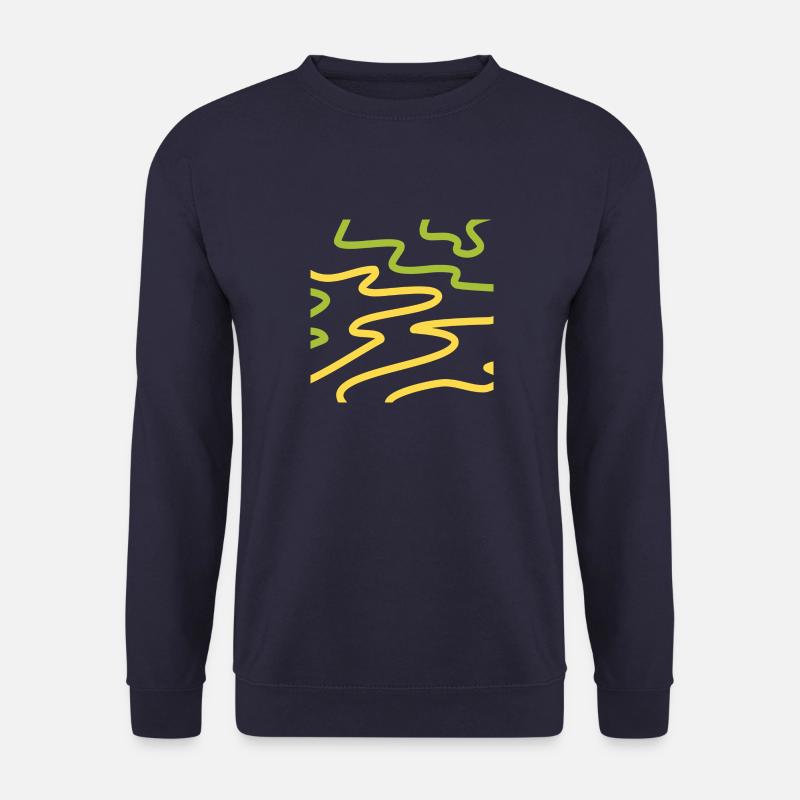 Abstract Three - Unisex Sweatshirt - navy