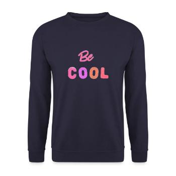 Refroidir - Sweat-shirt Unisexe - marine - Devant - Alina (178cm) & Michal (187cm)
