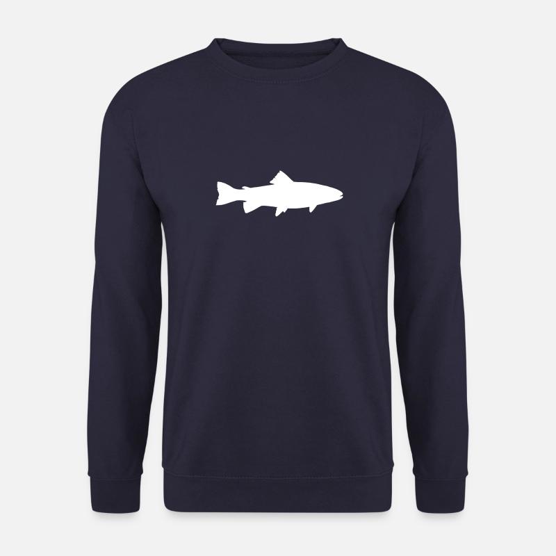 Forelle weiss - Unisex Pullover - Navy