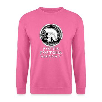Fortis Fortuna Adiuvat Römischer Zenturio - Unisex Pullover - Pink - Vorne