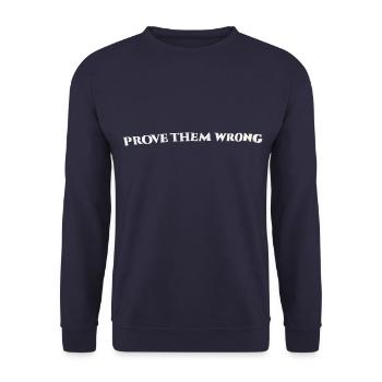 Prove Them Wrong - Sweat-shirt Unisexe - marine - Devant - Alina (178cm) & Michal (187cm)
