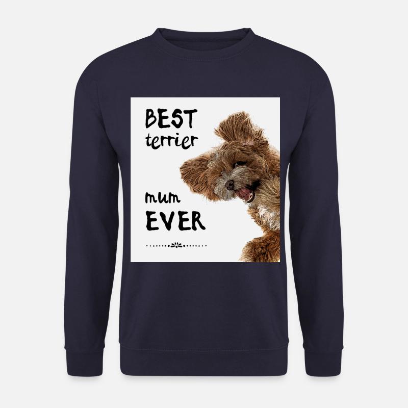 Best terrier mum ever - Unisex Sweatshirt - navy