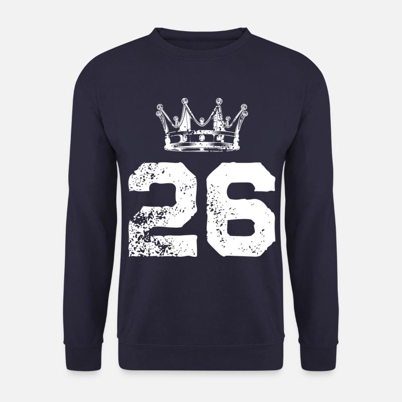 26 Couronne numérique - Sweat-shirt Unisexe - marine