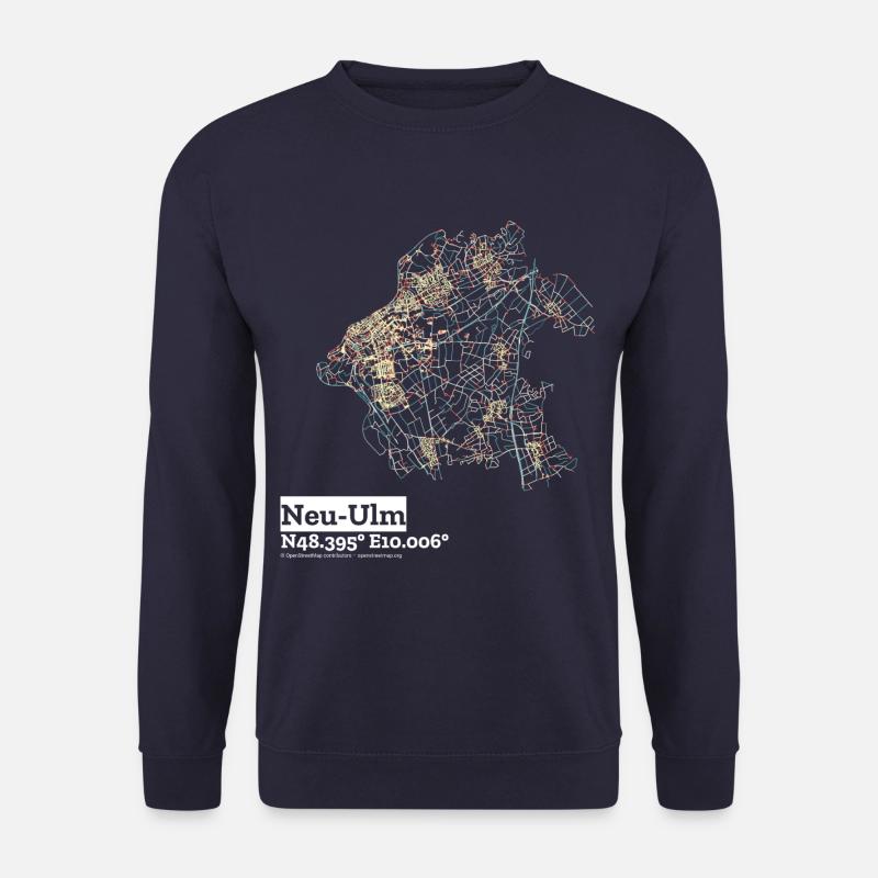 Neu Ulm Basic Pastels - Unisex Pullover - Navy