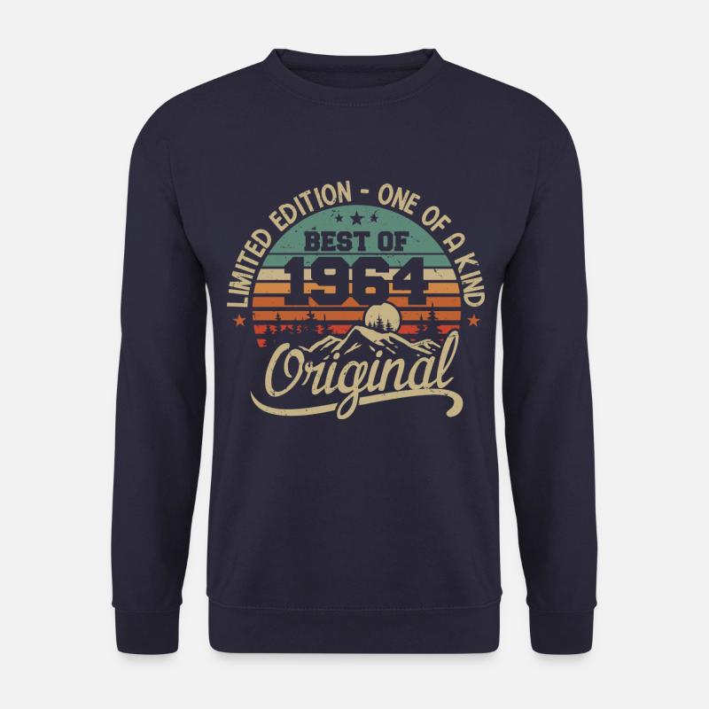 Vintage 1964 Legend - Retro Geburtstagsgeschenk - Unisex Pullover - Navy