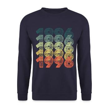 Witzig 1996 - Sweat-shirt Unisexe - marine - Devant - Alina (178cm) & Michal (187cm)