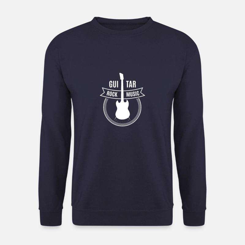 Gitarre - Guitar - Unisex Pullover - Navy