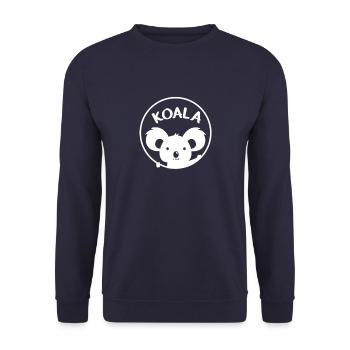 Koala - Unisex Pullover - Navy - Vorne - Alina (178cm) & Michal (187cm)