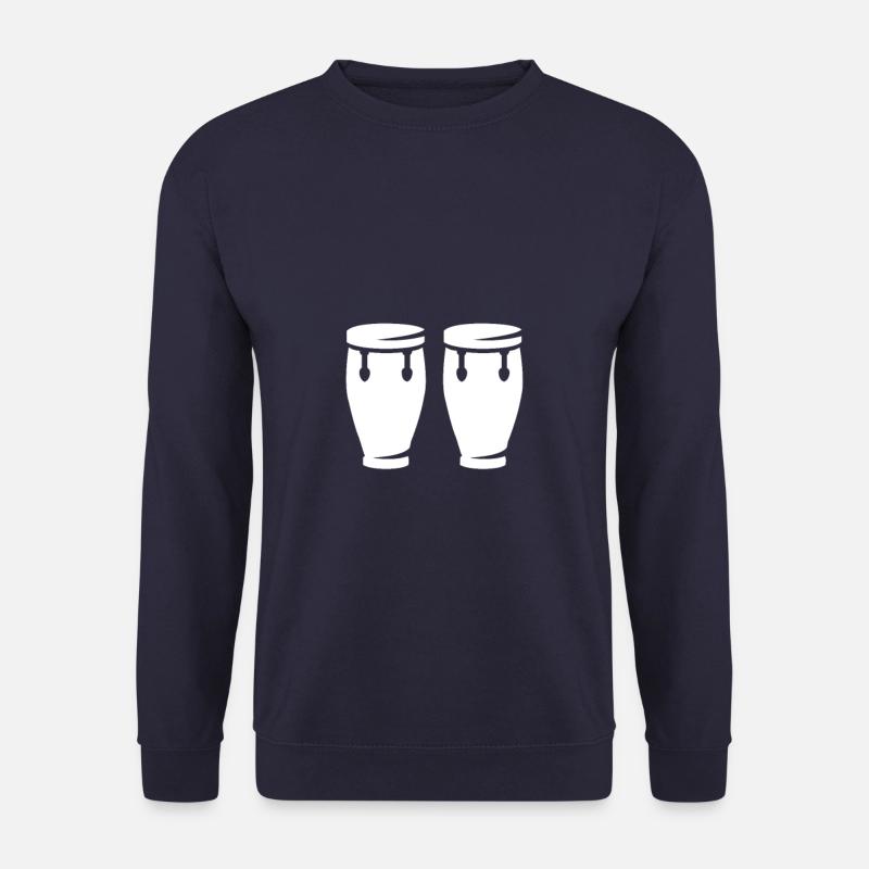 Drums - Trommel - Musiker -Djembe - Unisex Pullover - Navy