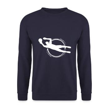 Football - Soccer / Club sportif - Gardien de but - Sweat-shirt Unisexe - marine - Devant - Alina (178cm) & Michal (187cm)