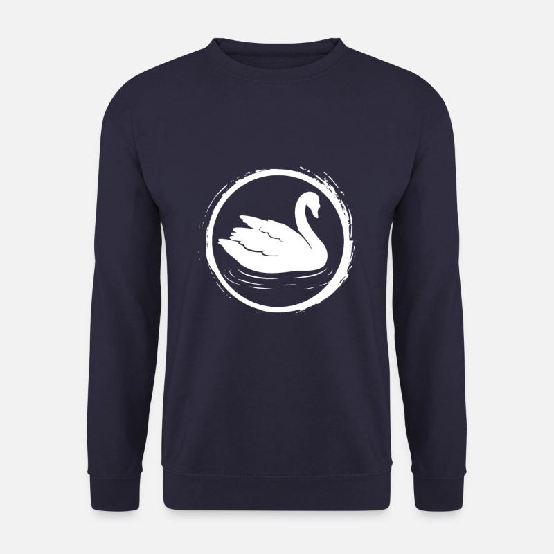 Schwan - Swan / Zoo - Tierfreund / Naturschutz - Unisex Pullover - Navy