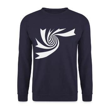 Spirale - Unisex Pullover - Navy - Vorne - Alina (178cm) & Michal (187cm)