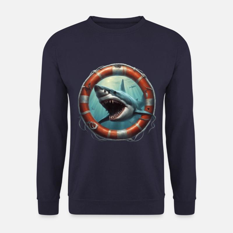 Requin blanc - Sweat-shirt Unisexe - marine