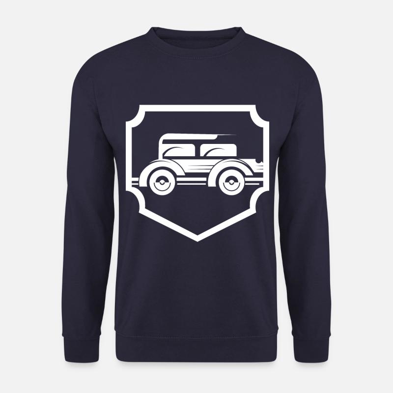 Oldtimer - Auto - Nostalgisch - Fahrzeuge - USA - Unisex Pullover - Navy