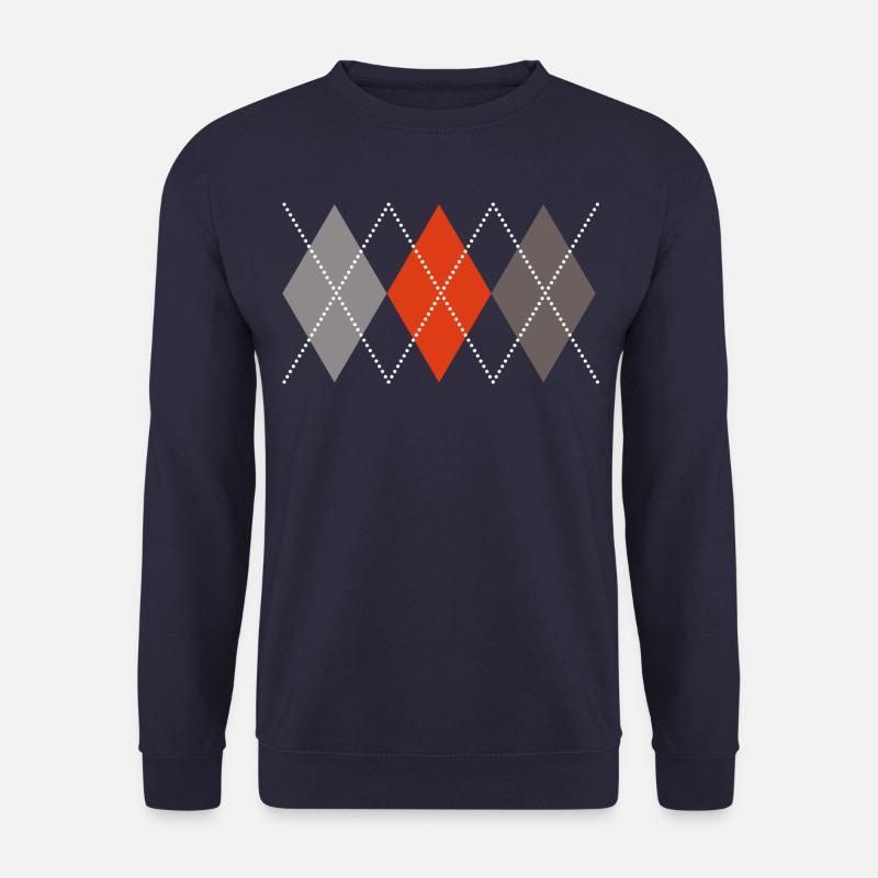 Argyle - Unisex Sweatshirt - navy