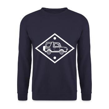 Auto - Pick Up - Automobiles - SUVs - USA - Unisex Sweatshirt - navy - Front - Alina (178cm) & Michal (187cm)