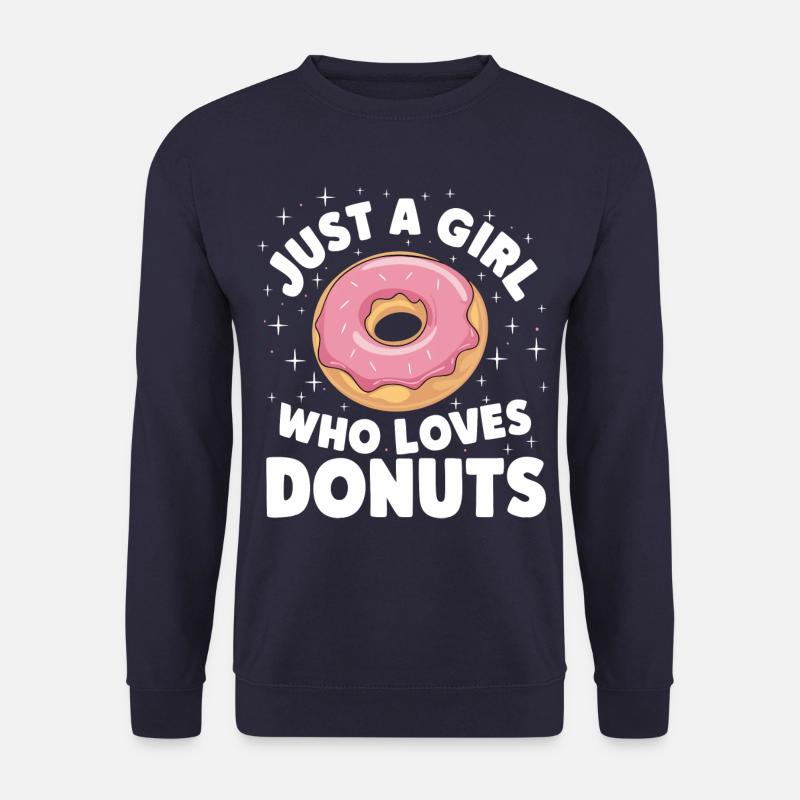 Donut Donuts Candy Bagel - Unisex Sweatshirt - navy