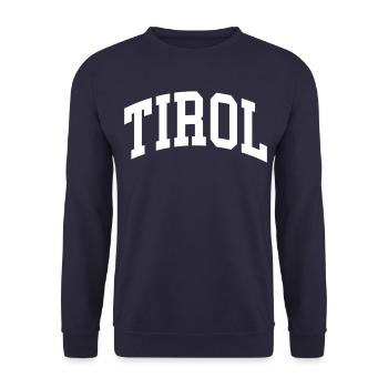 Tirol - Unisex Pullover - Navy - Vorne - Alina (178cm) & Michal (187cm)