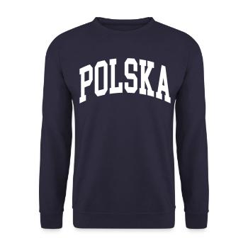Polen - Unisex Pullover - Navy - Vorne - Alina (178cm) & Michal (187cm)
