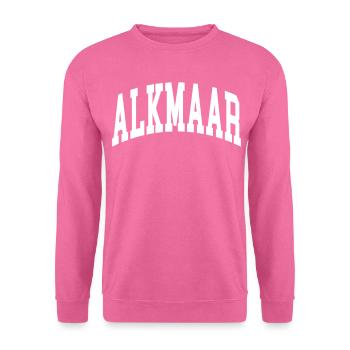 Alkmaar - Sweat-shirt Unisexe - rose - Devant