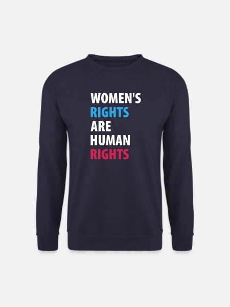 Frauenrechte sind Menschenrechte - Unisex Pullover - Navy