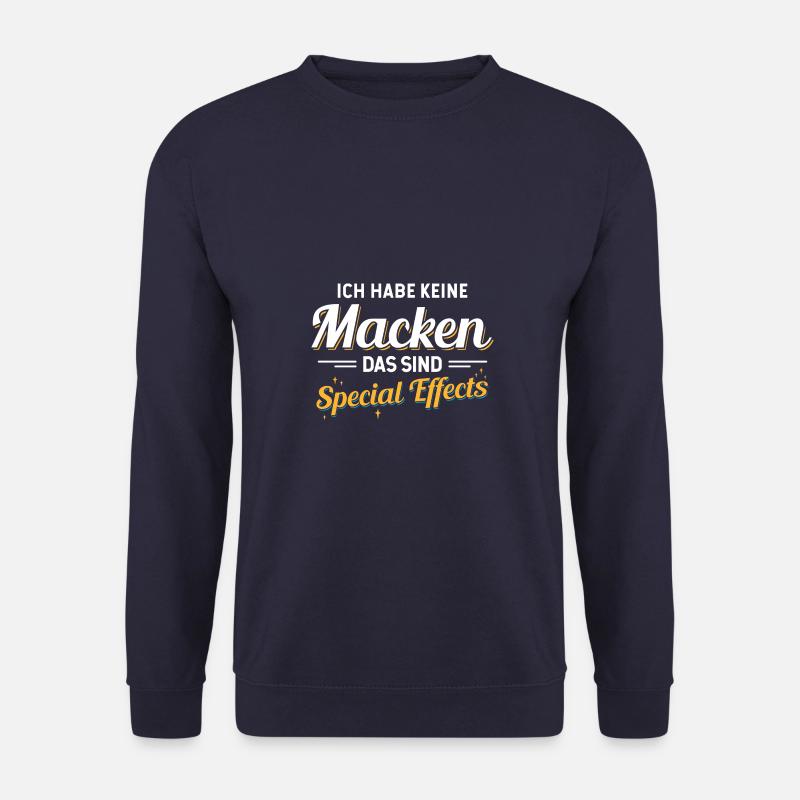 Ich Habe Keine Macken Das Sind Special Effects - Unisex Pullover - Navy