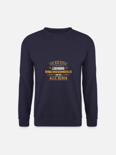 Stadtverwaltung Büro Verwaltungsfachangestelte - Unisex Pullover - Navy