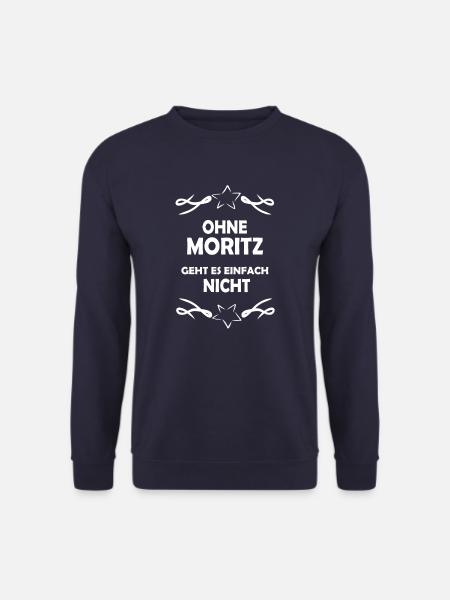 Ohne Moritz unmoeglich - Unisex Pullover - Navy