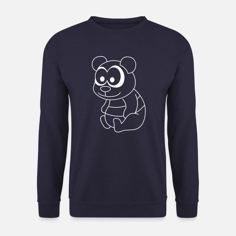 Panda Comic Tier - Unisex Pullover - Navy
