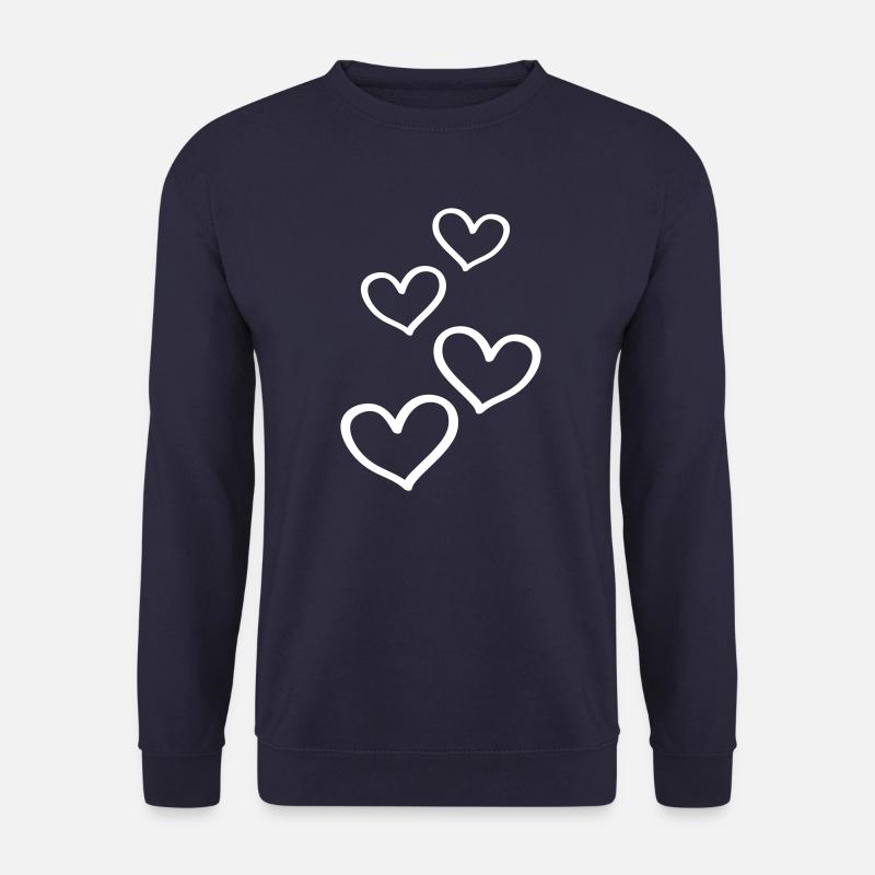 Herzen Symbol Liebe - Unisex Pullover - Navy