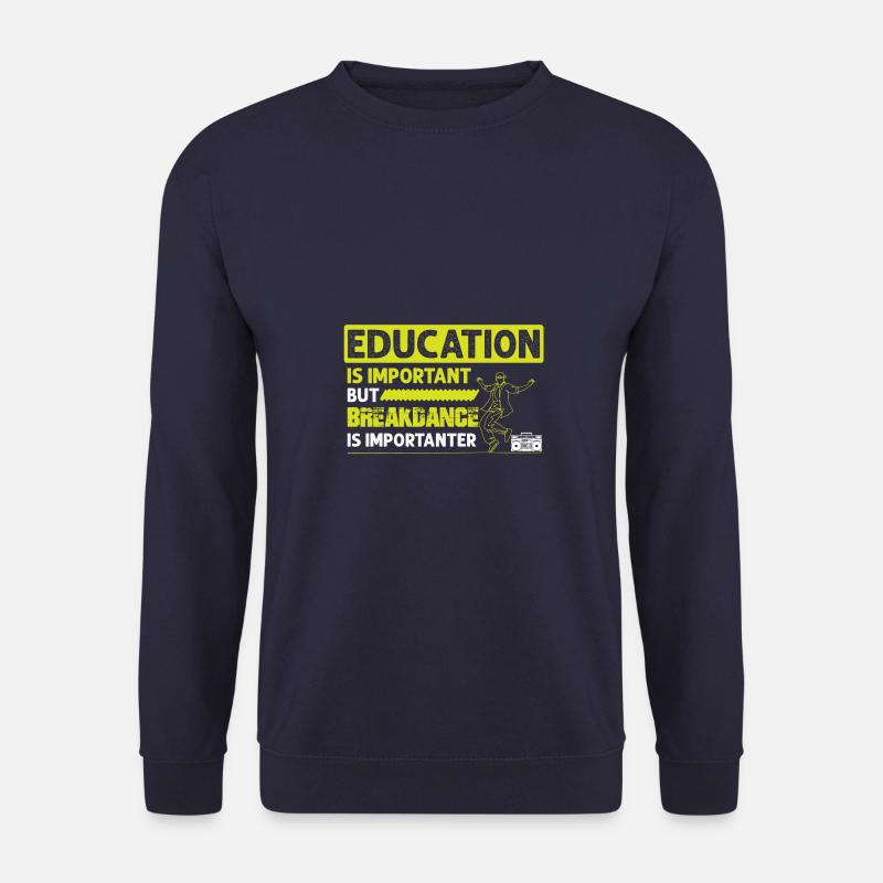 bildung breakdance - Unisex Pullover - Navy