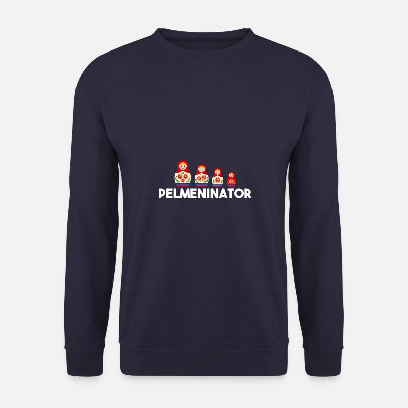 Russland Russe Matryoschka Russische Puppe Pelmeni - Unisex Pullover - Navy