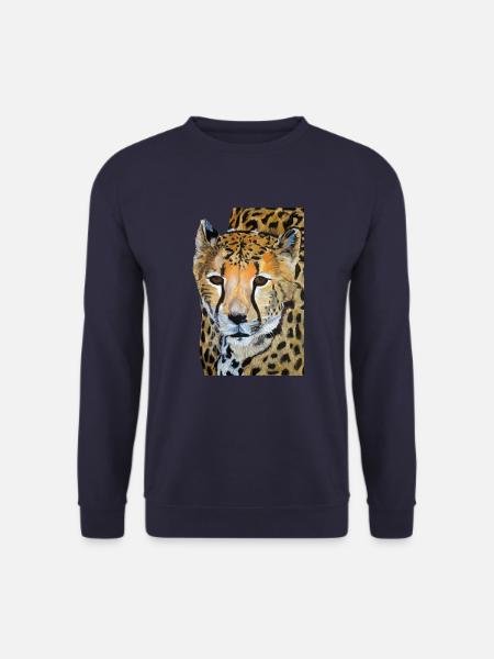 Dessin de guépard - Sweat-shirt Unisexe - marine
