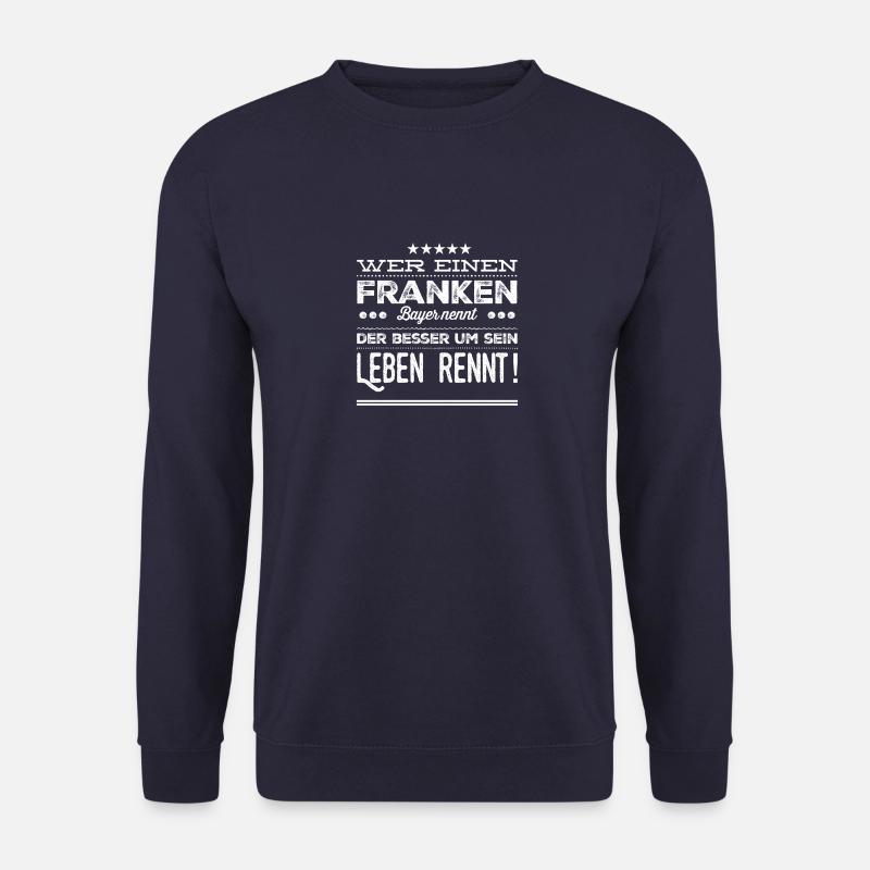 Wer einen Franken Bayer nennt - Unisex Pullover - Navy