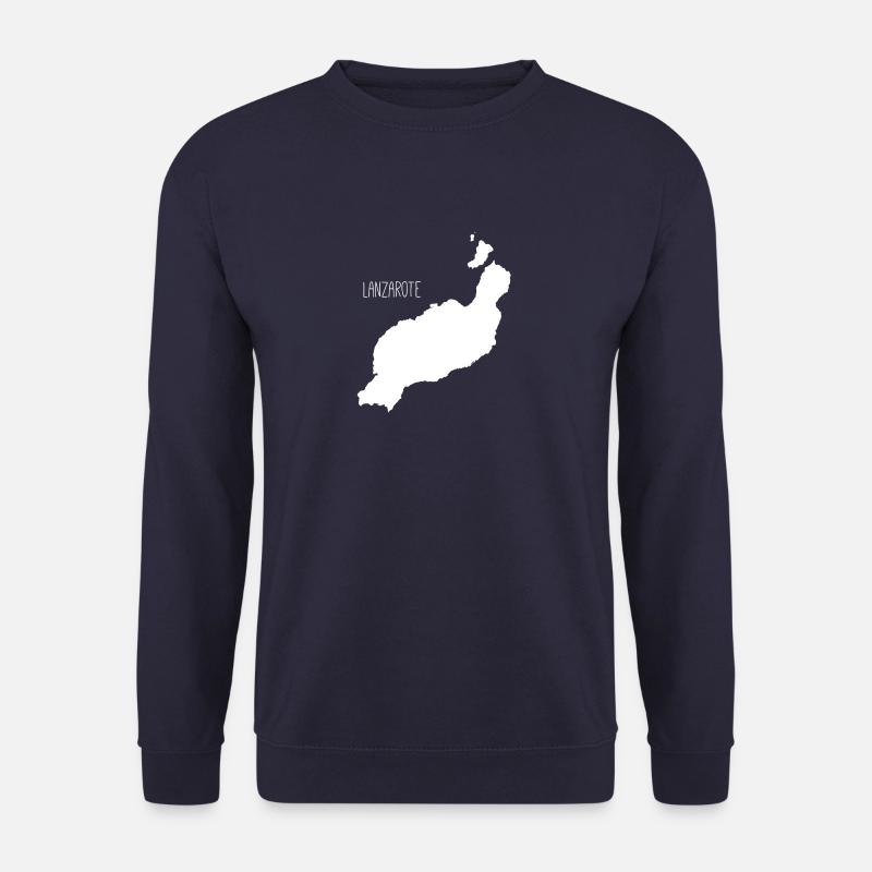 Lanzarote Canary Island Emigration - Unisex Sweatshirt - navy