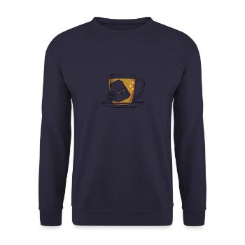 Tee - Unisex Pullover - Navy - Vorne - Alina (178cm) & Michal (187cm)