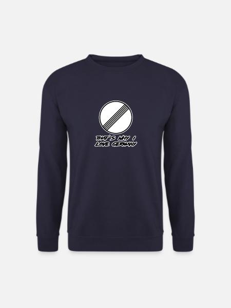 Verkehrsschild Autobahn Geschwindigkeit Geschenk - Unisex Pullover - Navy
