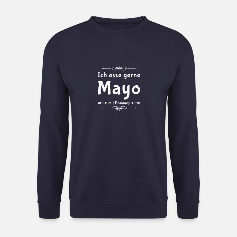 Mayo mit Pommes - Unisex Pullover - Navy
