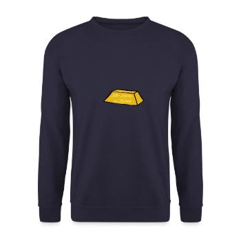 Aller Anfang ist schwer I Spruch I Motivation - Unisex Pullover - Navy - Vorne - Alina (178cm) & Michal (187cm)