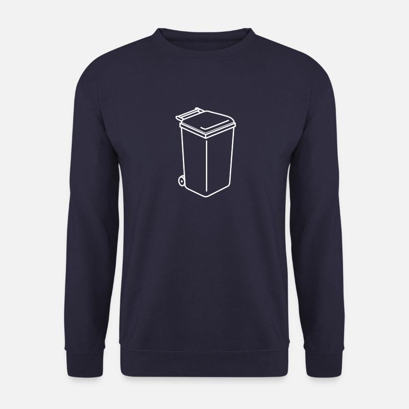 trashcan - Unisex Sweatshirt - navy