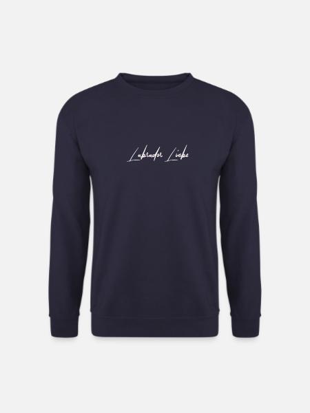 Labrador Liebe Shirt Hund - Unisex Pullover - Navy