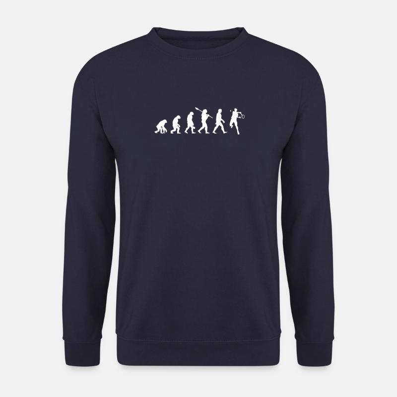Evolution Tennis white - Unisex Sweatshirt - navy