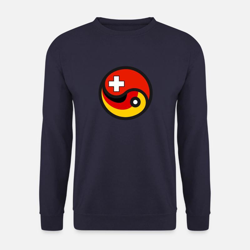 Yin & Yang - Deutschland & Schweiz - Unisex Pullover - Navy