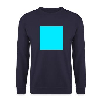 Turquoise box - Unisex Sweatshirt - navy - Front - Alina (178cm) & Michal (187cm)